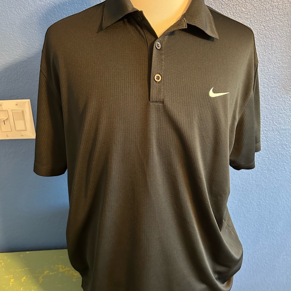 Nike Men's Black Polo Shirt - XL